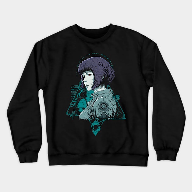 Major Motoko Crewneck Sweatshirt by DesignedbyWizards